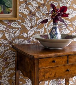 Caffeine Wallpaper by Langelid Von Bromssen Roasted Brown