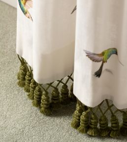 Caitlin Tassel Fringe Trimming by Samuel & Sons Olive