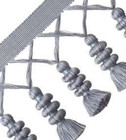 Caitlin Tassel Fringe Trimming by Samuel & Sons Heron Blue