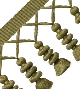 Caitlin Tassel Fringe Trimming by Samuel & Sons Olive