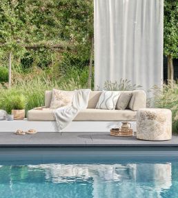 Calanques Fabric by Camengo Beige