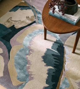 Harlequin Calathea rug Shiitake/Wild Water 142905140200 Shiitake/Wild Water
