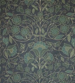 Calder Fabric by Titley and Marr Indigo & Ocean