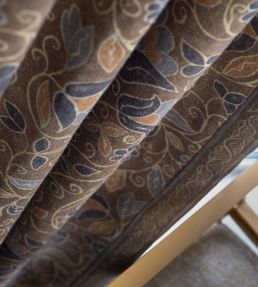 Calder Fabric by Titley and Marr Indigo & Ocean