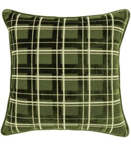 Caledonian Cushion 50 x 50cm by Kirkby Design Pine Green