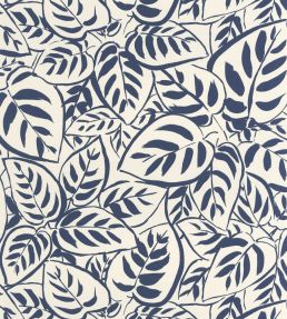 Caluna Wallpaper by Caselio Bleu nuit