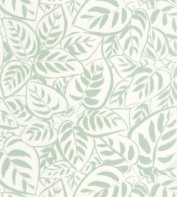 Caluna Wallpaper by Caselio Vert amande