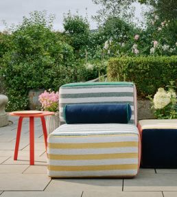 Calvari Outdoor Fabric by Christopher Farr Cloth Verde