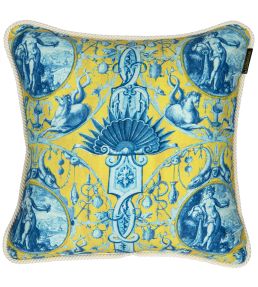 Calypso  Pillow 20 x 20" by MINDTHEGAP Yellow