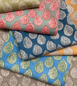 Camber Fabric by Baker Lifestyle Blue / Green