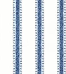 Cambridge Stripe Wallpaper by Thibaut Blue