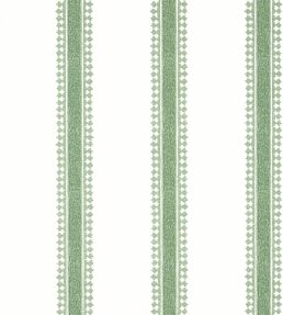 Cambridge Stripe Wallpaper by Thibaut Green