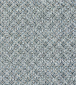 Camden Trellis Fabric by GP & J Baker Blue