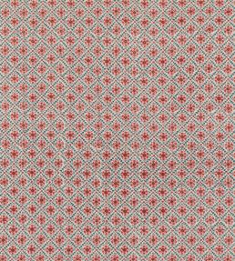 Camden Trellis Fabric by GP & J Baker Red/Blue