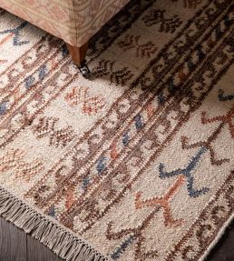 GP & J Baker Camel Blanket rug Blue/Red BA50033.5.0 Blue/Red