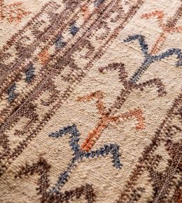 GP & J Baker Camel Blanket rug Blue/Red BA50033.5.0 Blue/Red
