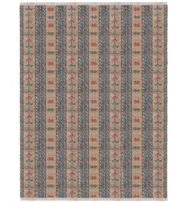 GP & J Baker Camel Blanket rug Indigo/Red BA50033.3.0 Indigo/Red