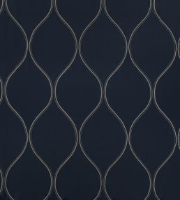 Cameo Fabric by Mark Alexander Blueberry