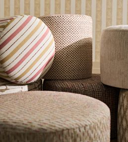Sotano Fabric by Clarke & Clarke Rust