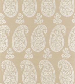 Campania Paisley Fabric by Anna French Beige