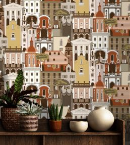 Campanile Wallpaper by Mini Moderns Pantile