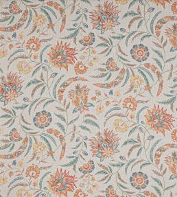Campion Fabric by Colefax and Fowler Red/Sand