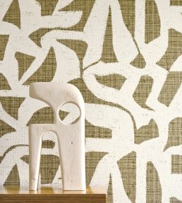 Cana Wallpaper by Casamance Sable