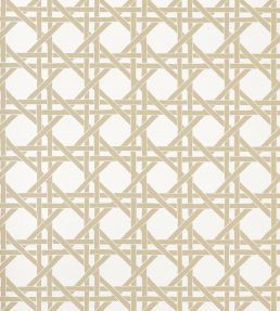 Canary Trellis Wallpaper by Thibaut Beige