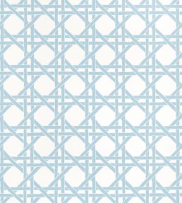 Canary Trellis Wallpaper by Thibaut Light Blue