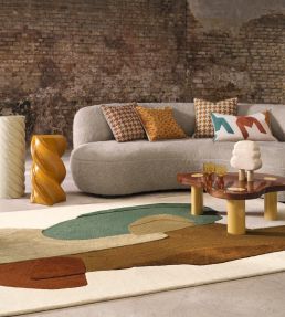Maison Casamance Canberra rug Celadon Ocre TA020101 Celadon Ocre