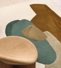 Maison Casamance Canberra rug Celadon Ocre TA020101 Celadon Ocre