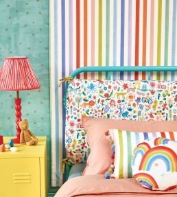 Candy Cane Fabric by Villa Nova Sorbet