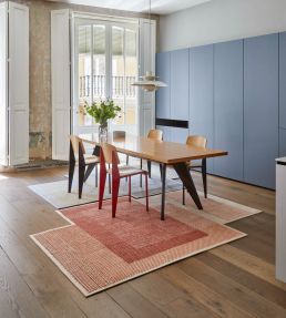 GAN Canevas Geo rug Coral 141505-US Coral