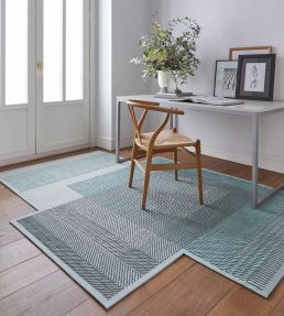 GAN Canevas Geo rug Green 141507-US Green