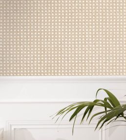 Cannage Wallpaper by Caselio Vert