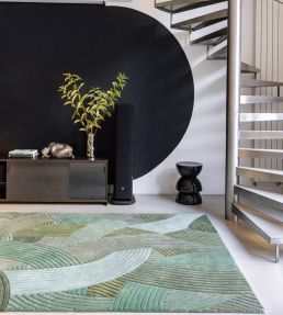Edito Paris Canopee rug Green KE-080L Green