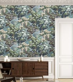 Canopia Wallpaper by Josephine Munsey Light Blue
