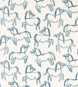 Canter Print Fabric by Scion Ink