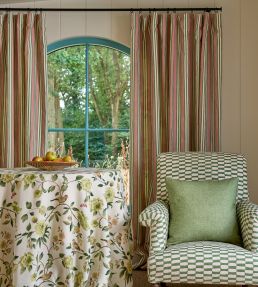 Canvas Fabric by George & Minnie Coral