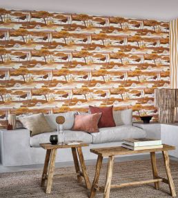 Cap Ferret Wallpaper by Casamance Ocre/Nude