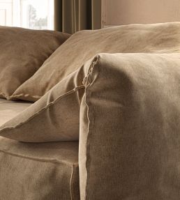 Cape Mohair Fabric by Warwick Almond