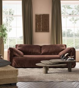 Cape Mohair Fabric by Warwick Russet