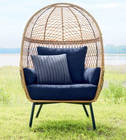 Capra Fabric by Thibaut Navy