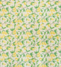 Capri Lemon Fabric by Barneby Gates Cream