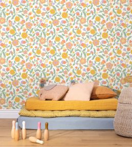 Capucine Wallpaper by Caselio Vert