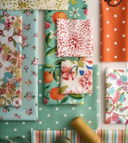 Cara Fabric by Clarke & Clarke Spice