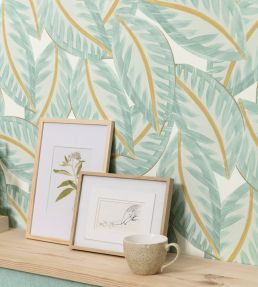 Caracas Wallpaper by Caselio Vert Sapin