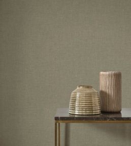 Caractere Wallpaper by Casadeco Gris elephant