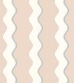 Cari Wave Wallpaper by Woodchip & Magnolia Sand