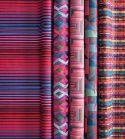 Carioca Fabric by Osborne & Little Red/Blue